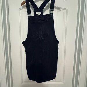 Forever 21 black Denim Overall Dress